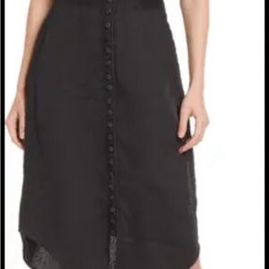 rag & bone Black Midi Dress